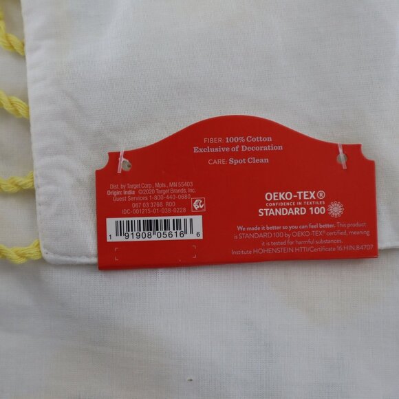 Opalhouse Placement 6 Pcs White Picnic Beach Cottagecore Summer Rural Whimsical - Picture 5 of 6